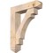 Ekena Millwork Merced Arts and Crafts Smooth Bracket w/ Offset Brace, Douglas Fir, 7 1/2"W x 32"D x 40"H BKT0806X32X40MRC03SDF - alternate 1